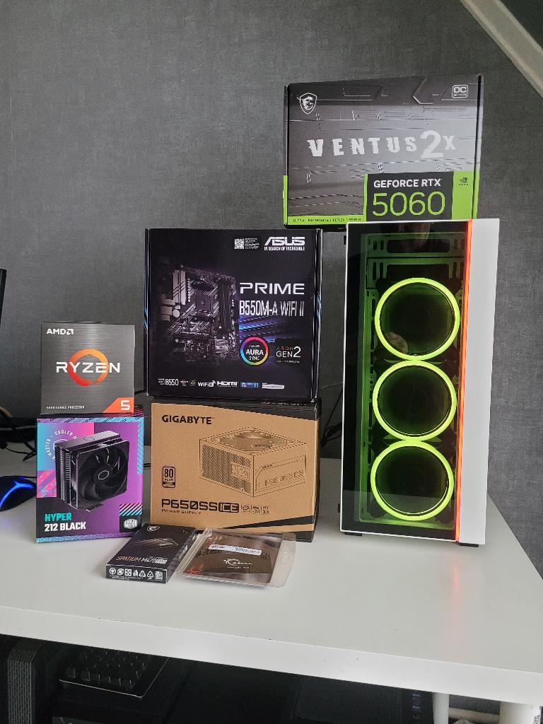 🟪 Game Pc - Rayzen - RTX 5060 - 16 GB - SSD  🟪, Informatique & Logiciels, Ordinateurs de bureau, Comme neuf, 4 Ghz ou plus, HDD