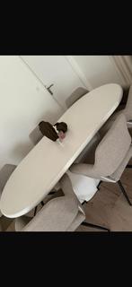 Table à manger et table basse, Maison & Meubles, Enlèvement, Comme neuf, Ovale, Autres matériaux