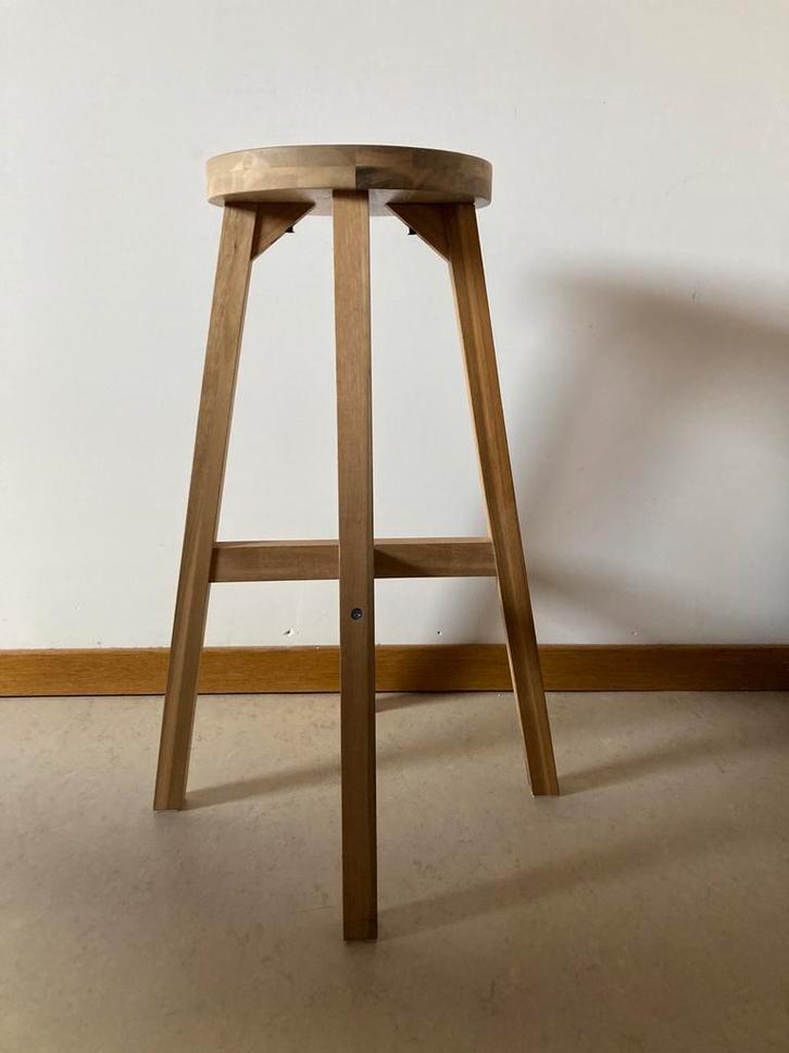 IKEA SKOGSTA barkruk, Maison & Meubles, Tabourets de bar, Comme neuf, Enlèvement