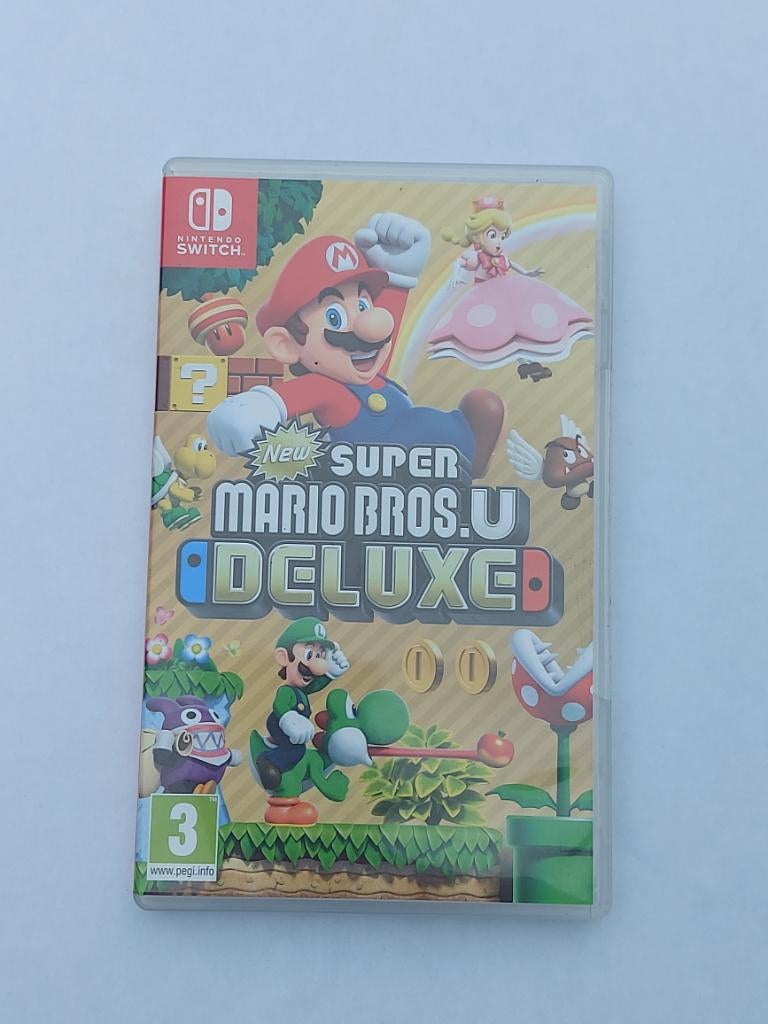 New super mario bros U deluxe, Consoles de jeu & Jeux vidéo, Comme neuf, Enlèvement, À partir de 3 ans, 3 joueurs ou plus