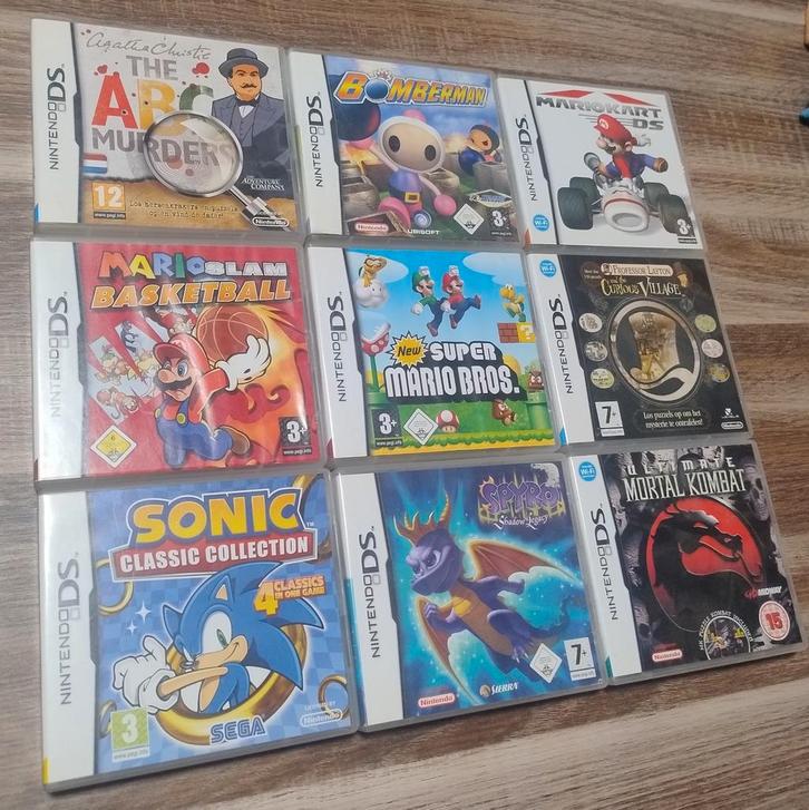 9x Nintendo DS games, Games en Spelcomputers, Games | Nintendo 2DS en 3DS, Gebruikt, Ophalen of Verzenden