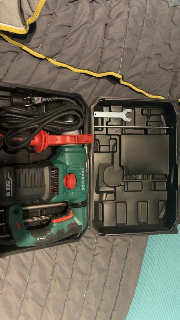 Perforateur PARKSIDE 1500W - NEUF Jamais servi, Bricolage & Construction, Outillage | Foreuses, Comme neuf, Marteau perforateur et/ou Marteau piqueur