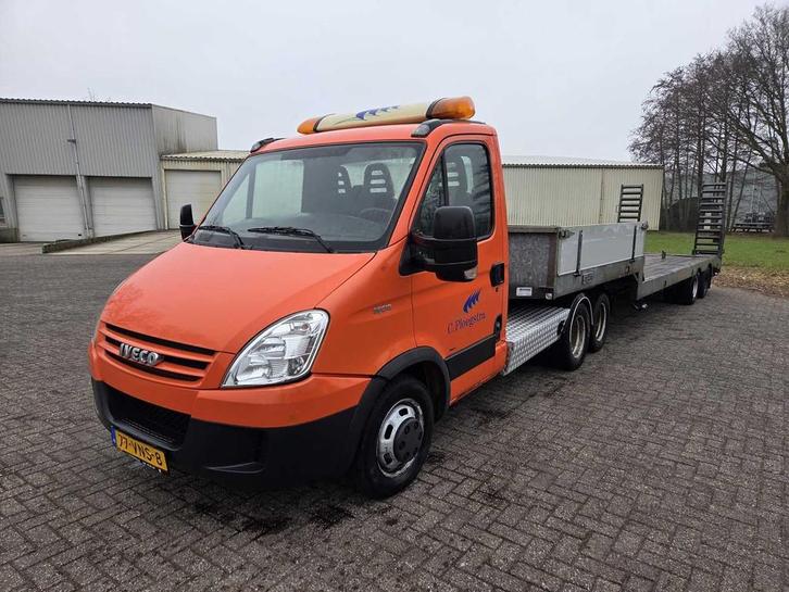 Iveco Daily 35C18 300 BE-Combination 2008 avec semi-remorque, Autos, Camions, Entreprise, Iveco, Autres carburants, Euro 4