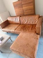 GRATIS: Lederen cognac zetel, Enlèvement, Utilisé, Cuir