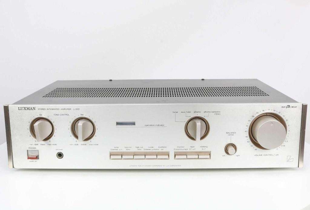 LUXMAN Stereo Amplifier L-200, Audio, Tv en Foto, Versterkers en Ontvangers, Gebruikt, Stereo, 60 tot 120 watt, Overige merken