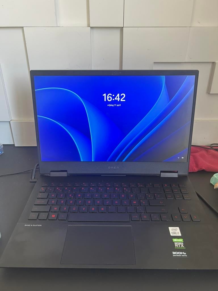Ordinateur portable de jeu HP OMEN - RTX 2060 - i7, Comme neuf, Gaming, SSD, Azerty