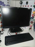 HP L2245wg Monitor + microsoft toetsenbord, Computers en Software, Desktop Pc's, Ophalen of Verzenden