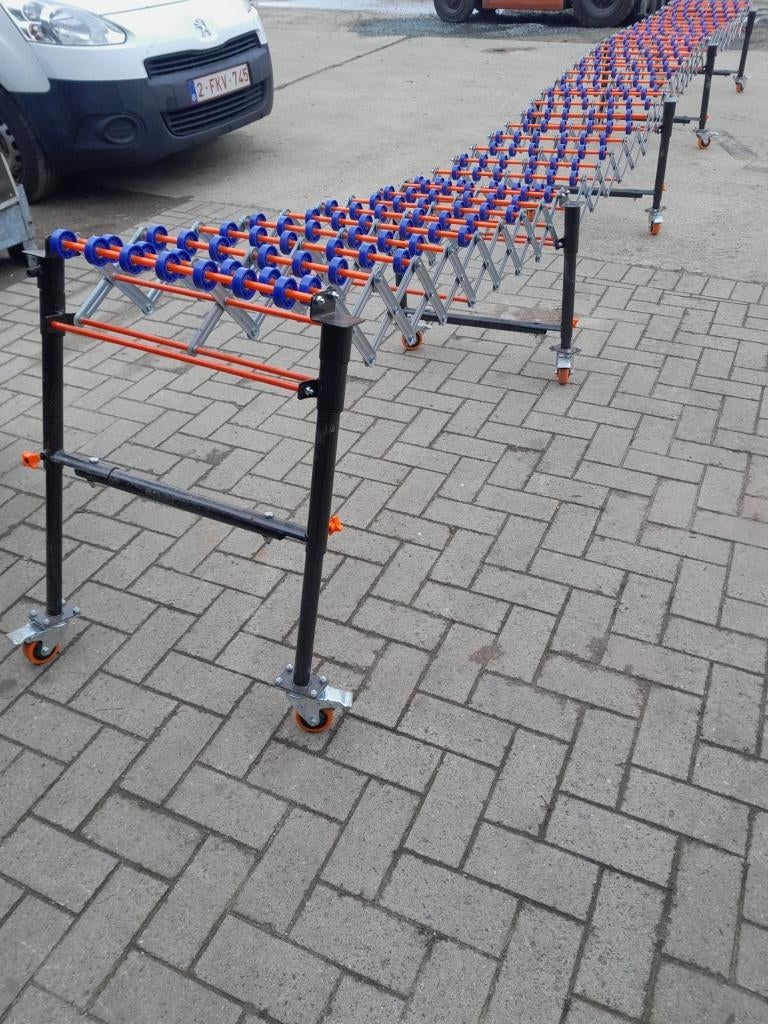 Rolbaan transportband, Ophalen