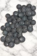 lot kralen 62 matte zwarte agaat 6mm, Ophalen of Verzenden, Nieuw, Kraal