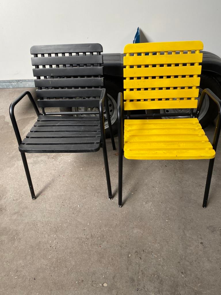 Tuinstoelen, Tuin en Terras, Ophalen, Gebruikt, Metaal