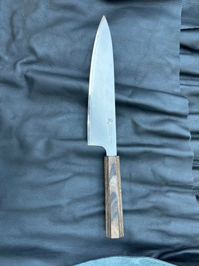 Japans koksmes nieuw. Lemmet 20 cm merk yaxell hana, Ophalen of Verzenden, Zo goed als nieuw