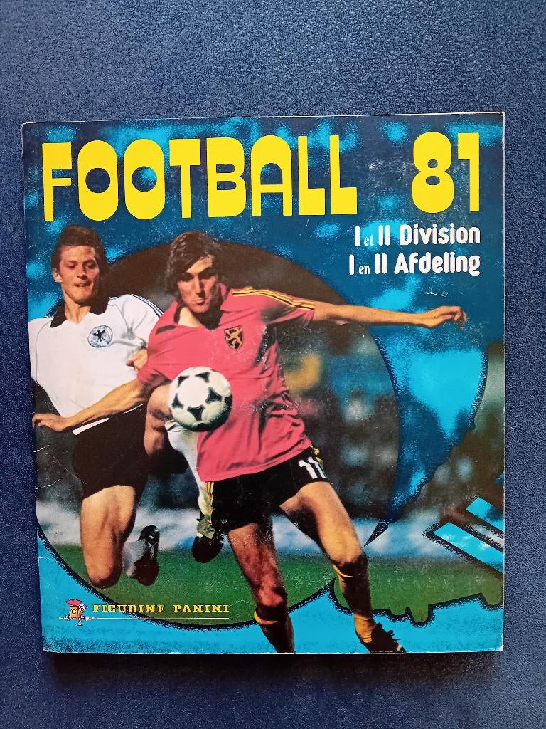 panini stickerboek Football 81, Collections, Enlèvement ou Envoi, Comme neuf, Sport