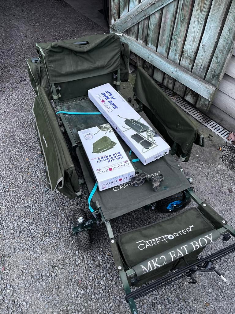 Carp Porter MK Fat Boy barrow, Ophalen, Gebruikt, Complete set
