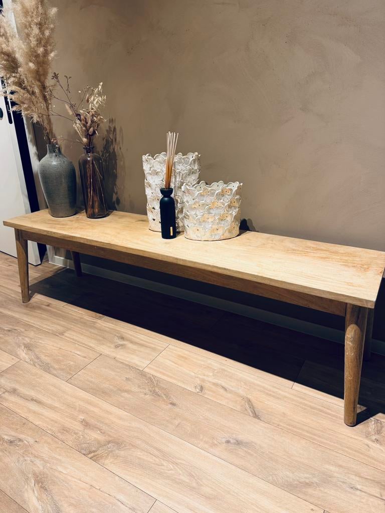 Houten bank, Ophalen, Zo goed als nieuw