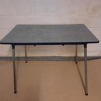 ancienne table en formica, chinée gris, noir, 1 m, vintage, Enlèvement