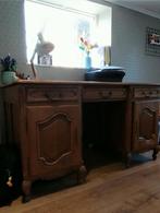 Massief houten bureau, Antiek en Kunst, Ophalen