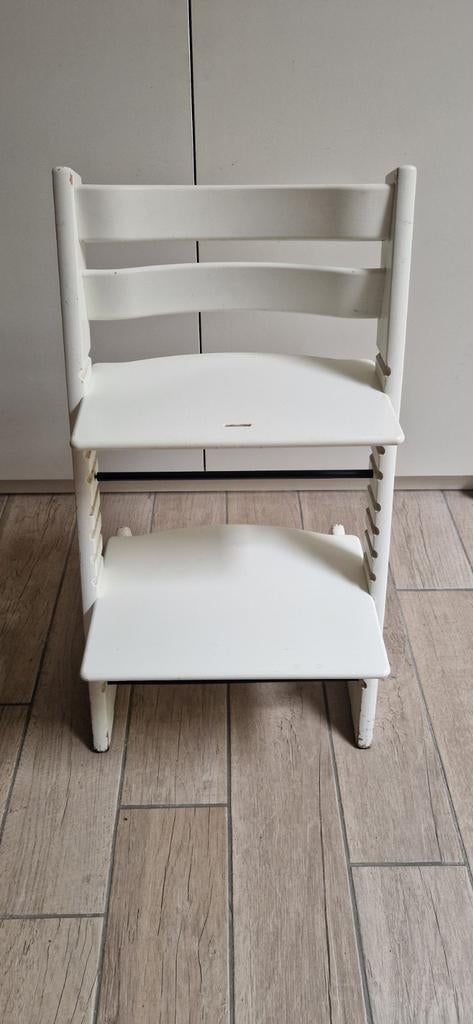 Tripp Trapp Stokke gebroken wit, Kinderen en Baby's, Ophalen, Gebruikt, Meegroeistoel, Aanschuifbaar