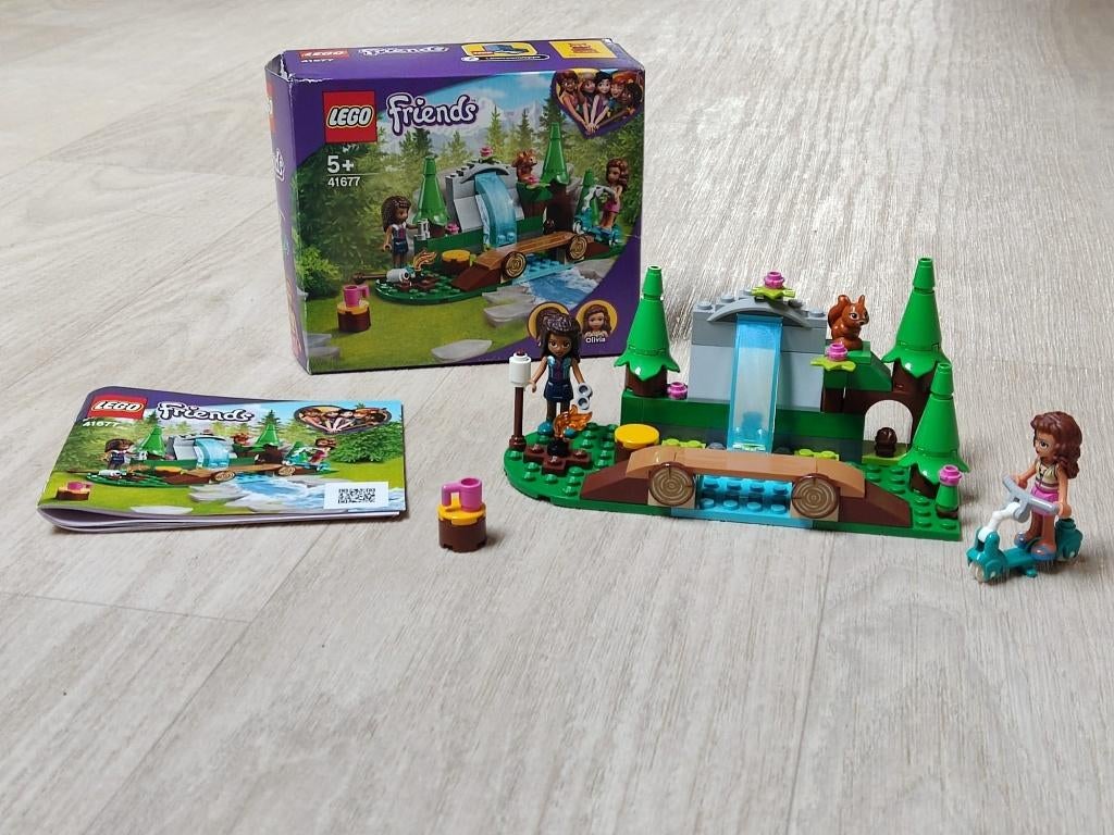 Lego Friends 41677 Waterval in het bos, Instructions incluses, Lego, Ensemble complet, Friends