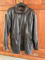 Lederen herenjas tussenseizoen, Kleding | Dames, Ophalen, Zo goed als nieuw, Maat 38/40 (M), Bruin