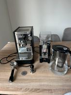 Professioneel barista koffiemachine en koffiemolen, Electroménager, Enlèvement, Comme neuf, Cafetière