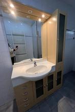 Meuble de salle de bain avec miroir et éclairage intégré, 25 à 50 cm, Meuble lavabo, 100 à 150 cm, Utilisé