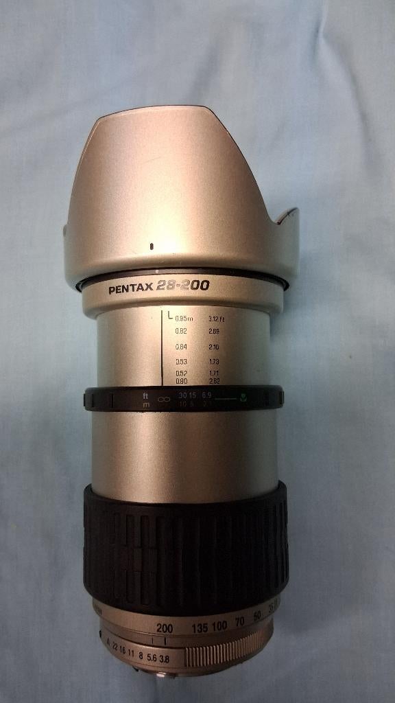 PENTAX 28 200 LENS EN PENTAX MZ 7 BODY, Ophalen, Gebruikt, Spiegelreflex, Pentax