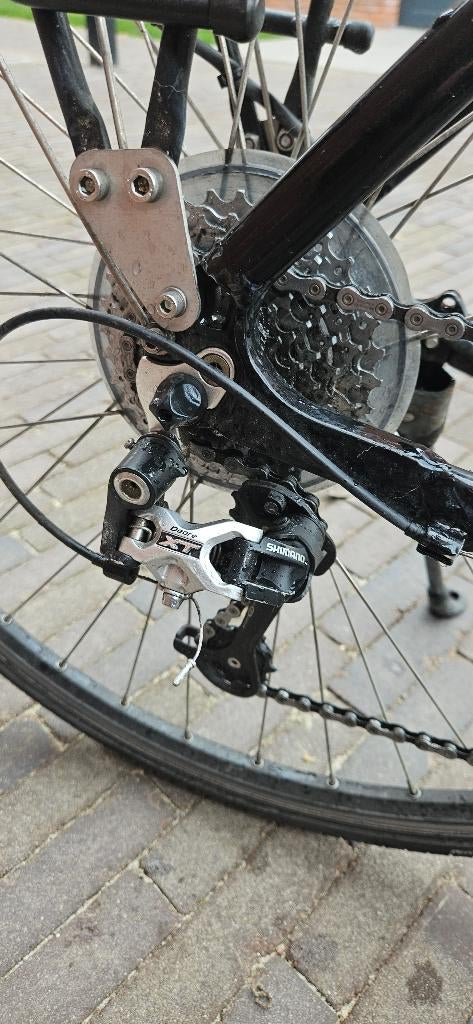 Heren fiets maat M, Fietsen en Brommers, Gebruikt, Velgrem, Versnellingen, 49 tot 53 cm