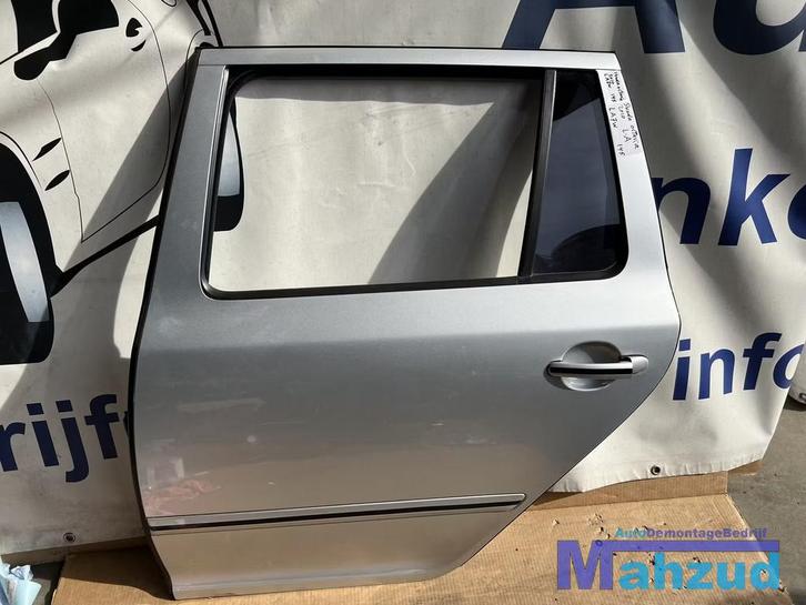 SKODA OCTAVIA combi Grijs LA7W Links achter deur portier, Auto-onderdelen, Carrosserie, Deur, Skoda, Achter, Links, Gebruikt