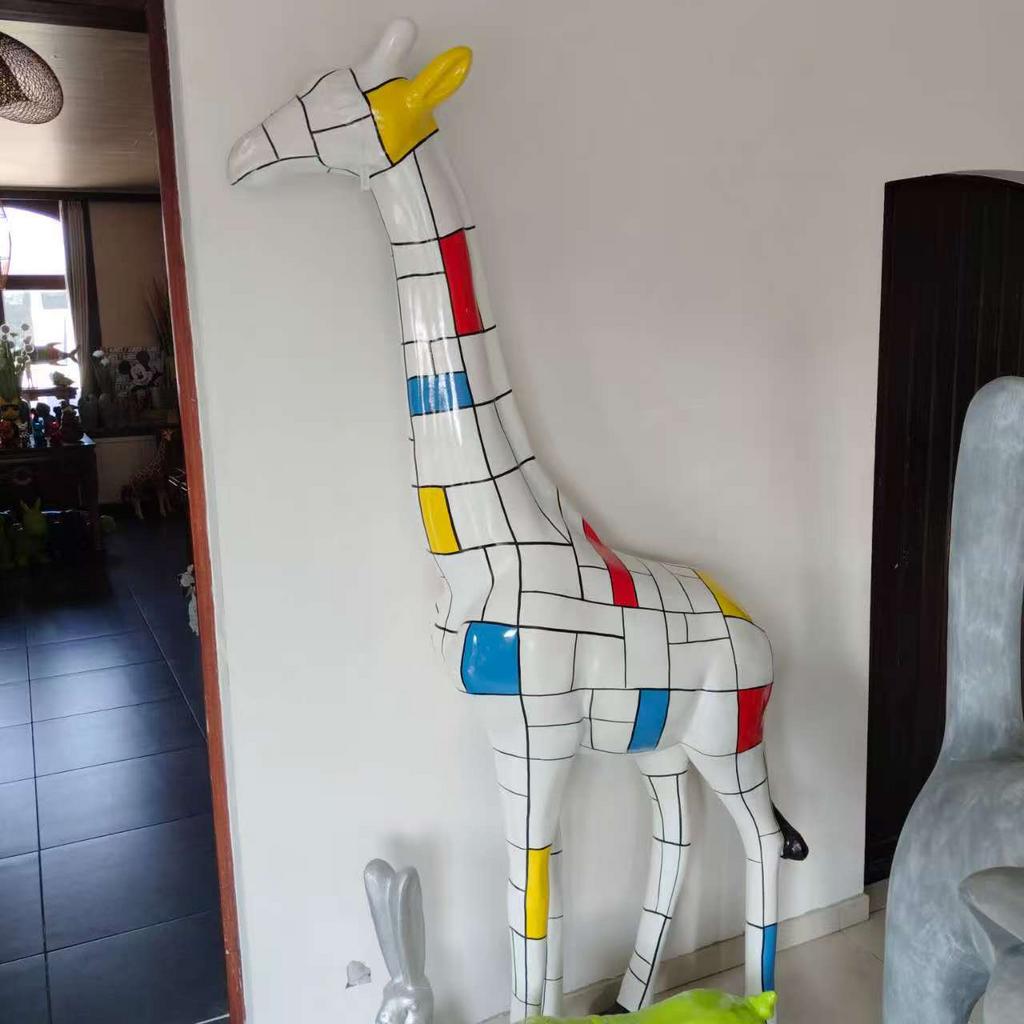 Giraffe Mondriaan, Ophalen, Nieuw, Wild dier