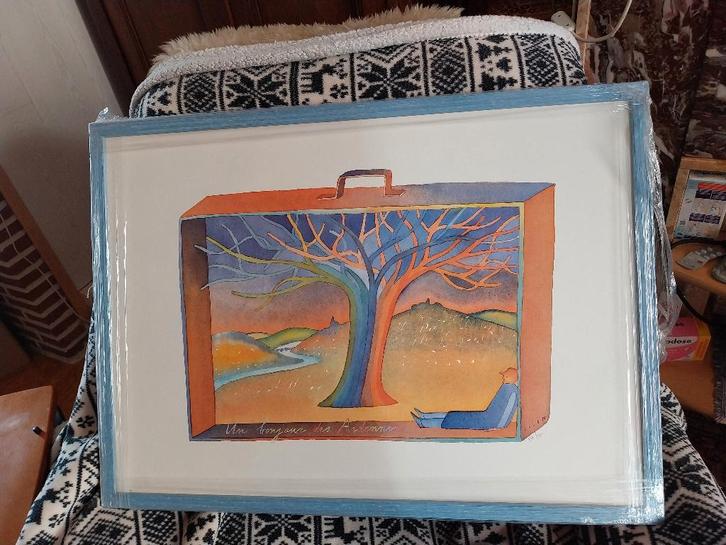 LITHOGRAPHIE DE JEAN-MICHEL  FOLON, Antiquités & Art, Art | Peinture | Moderne, Enlèvement