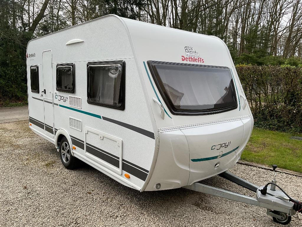 Caravan DETHLEFFS C’ JOY 410 QL, Grand lit, Jusqu'à 4, 750 - 1000 kg, Particulier