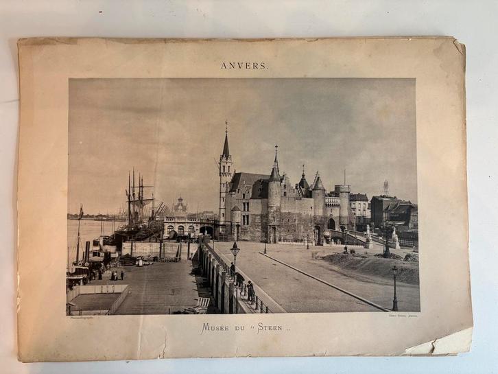 ANVERS -  Photocollographies Anciennes - Dero Frères (XIXe), Collections, Photos & Gravures, Utilisé, Photo, Bâtiment, Avant 1940