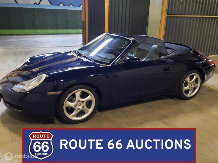 Porsche 911 Carrera Cabriolet | 1999 | Route 66 Auctions, Auto's, Oldtimers, Bedrijf, Te koop, Porsche, Benzine, Overige carrosserie