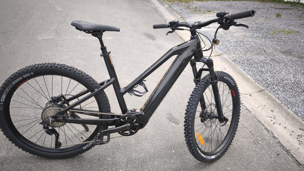 Ebike,moustache samedi 27'5 taille L,avec moteur 0km, Enlèvement, Comme neuf, 50 km par batterie ou plus, Moustache
