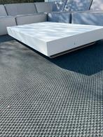 Lounge tafel wit aluminium met hoes., Ophalen, Zo goed als nieuw, Aluminium