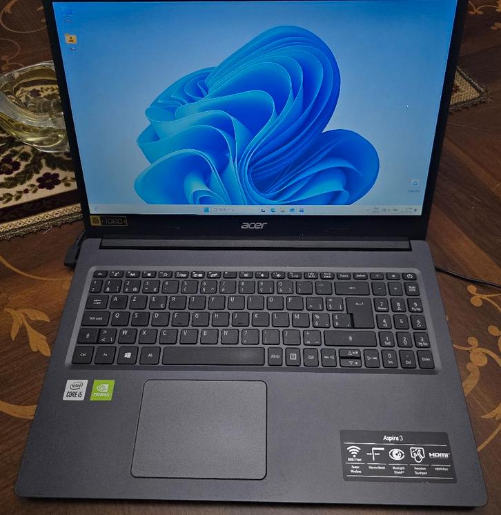 Portable Acer 15", Informatique & Logiciels, Ordinateurs portables Windows, Comme neuf, 15 pouces, SSD, Azerty, Avec carte vidéo