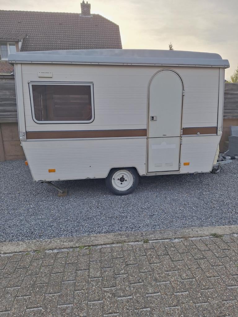 Klapcaravan, sans inspection, Caravanes & Camping, Particulier, Siège de train, Auvent