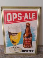 OPS-ALE bierreclamebord. Geen geëmailleerde plaat, Verzamelen, Merken en Reclamevoorwerpen, Ophalen of Verzenden, Zo goed als nieuw