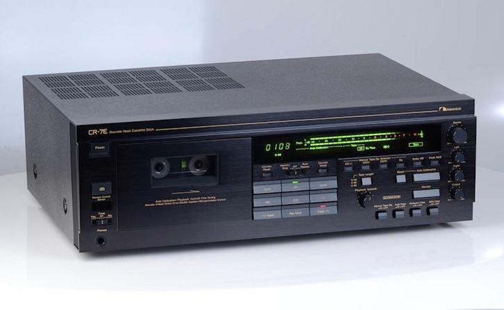 NAKAMICHI CR-7E Deck Cassettes HT de Gamme NAKAMICHI CR-7E, TV, Hi-fi & Vidéo, Decks cassettes, Simple, Autres marques, Auto-reverse