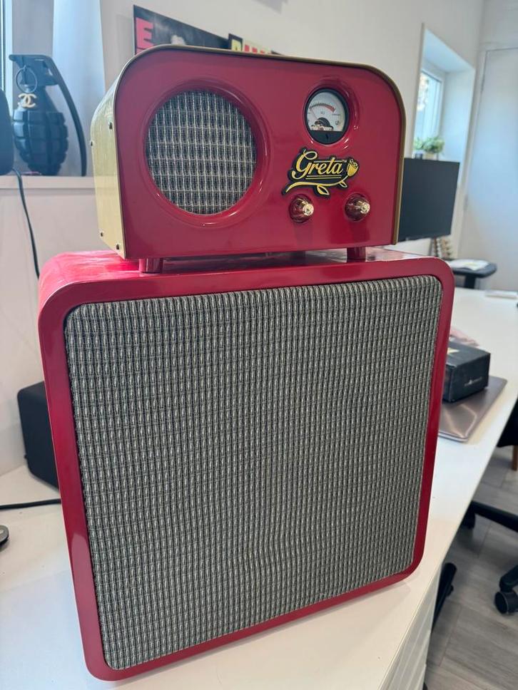 Fender Greta 2W buizenamp + cabinet met Jensen speaker, Muziek en Instrumenten, Versterkers | Bas en Gitaar, Zo goed als nieuw