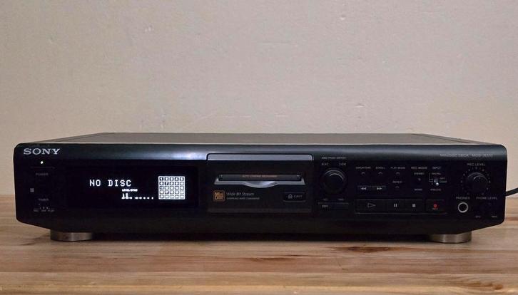 Sony MDS-JE510 minidisc recorder, Audio, Tv en Foto, Walkmans, Discmans en Minidiscspelers, Minidisc-recorder, Ophalen of Verzenden