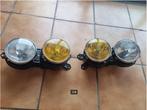 Bmw e12 originele koplampen met gele mistlichten!!, Enlèvement, Utilisé, BMW