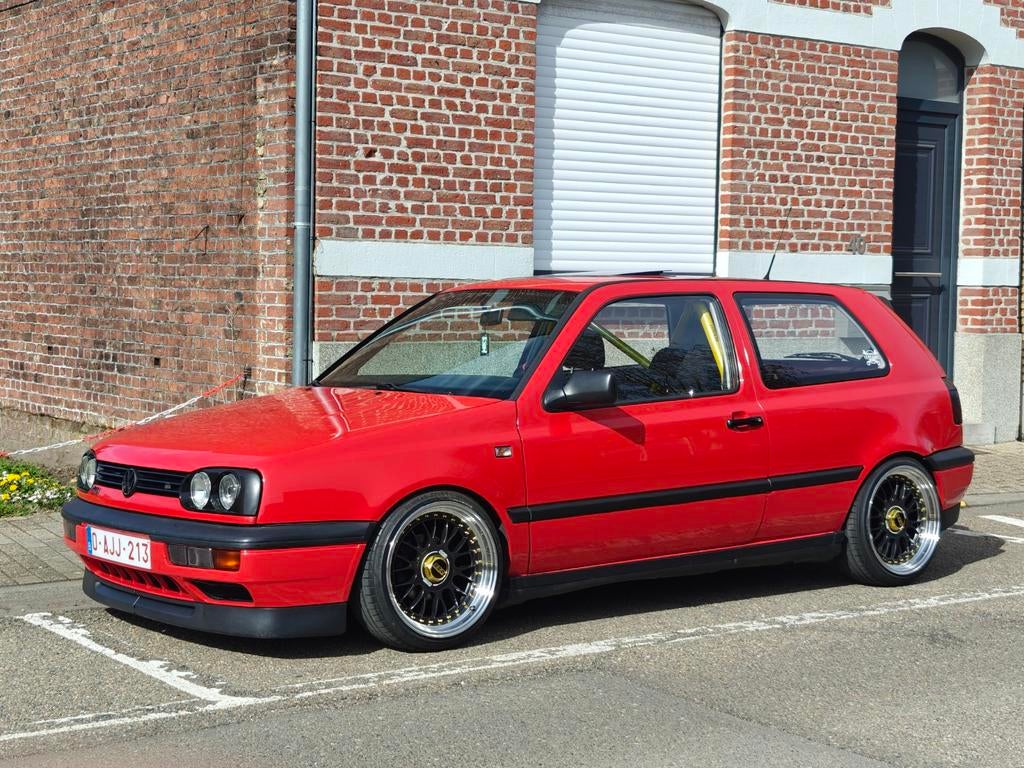 Volkswagen golf 3 1.8 1992, Auto's, Volkswagen, Handgeschakeld, Rood, 1800 cc, Golf