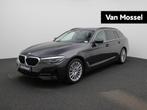 BMW 5 Reeks Touring 520e 150kW NAVI | CAM | Elek Trekhaak |, Auto's, BMW, Automaat, Beige, Plug-in hybride, Bedrijf