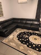 Grote zetel te koop + slaapbank, Maison & Meubles, Canapés | Salons, Banc d'angle, Quatre personnes ou plus, Enlèvement, Utilisé