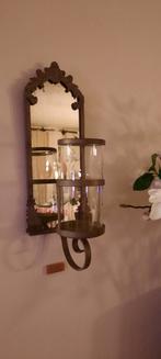 Bougeoir avec miroir à suspendre en métal, Enlèvement