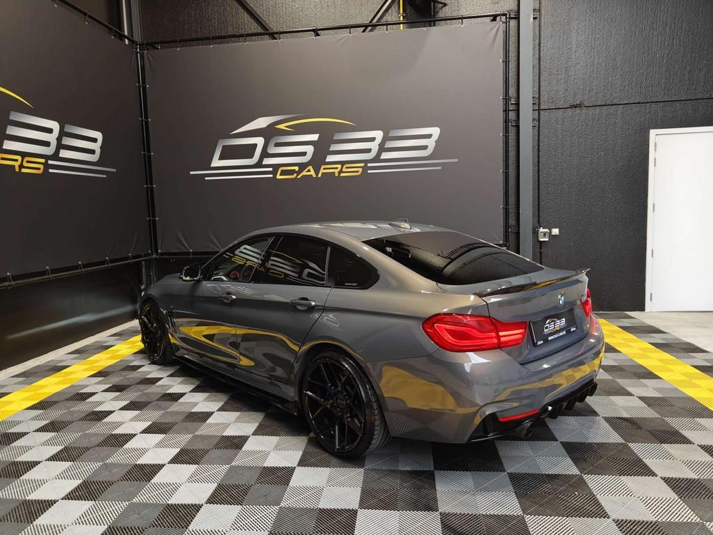 BMW 4 Serie 430 iAS Gran Coupé M 252pk 20"+Maxton/LED/HUD/K, Autos, BMW, 185 kW, Argent ou Gris, Entreprise, Alcantara