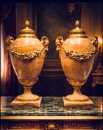 Cassolettes anciennes en marbre massif du XIXe siècle, Enlèvement