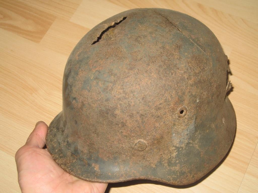 M40 ww2 impacthelm, Verzamelen, Militaria | Tweede Wereldoorlog, Overige soorten, Verzenden