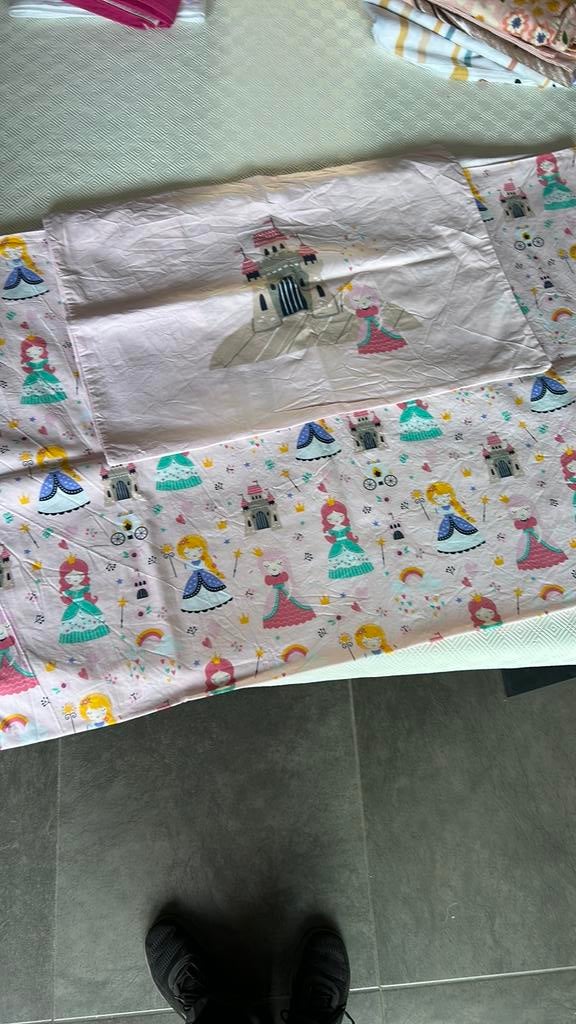 Donsdekensloop kussensloop kleuterbed, Enlèvement ou Envoi, Comme neuf